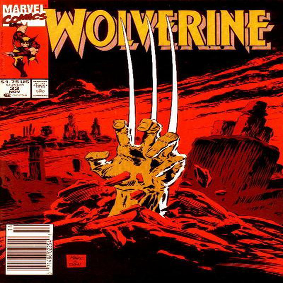 Wolverine #33 CVR A Marvel 1990 FN
