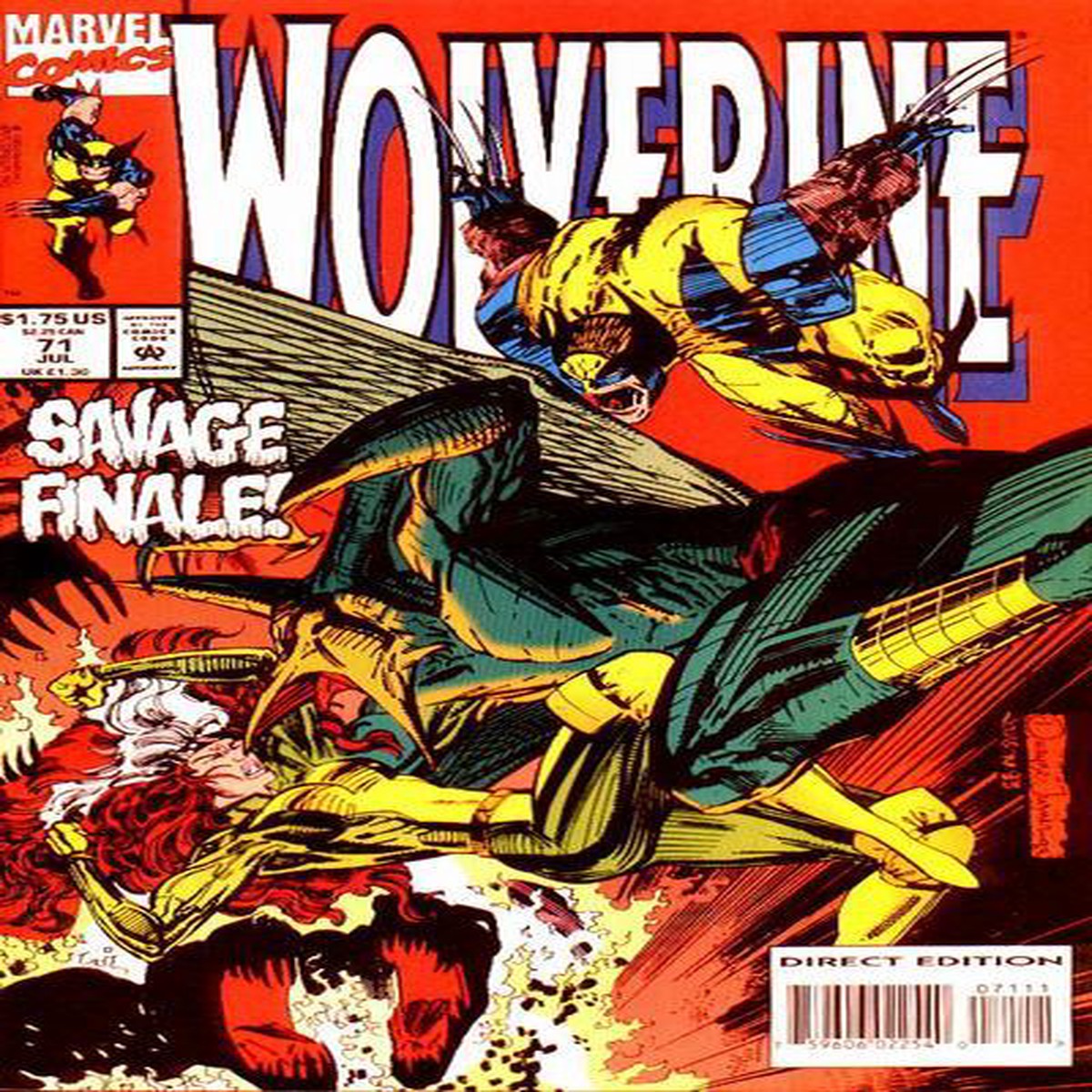 Wolverine #71 CVR A Marvel 1993 FN