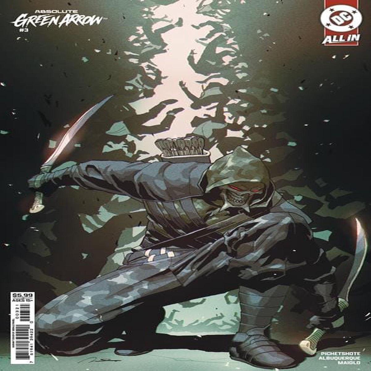 ABSOLUTE GREEN ARROW #3 (OF 6) CVR B GERALD PAREL CARD STOCK VAR (VF/NM)