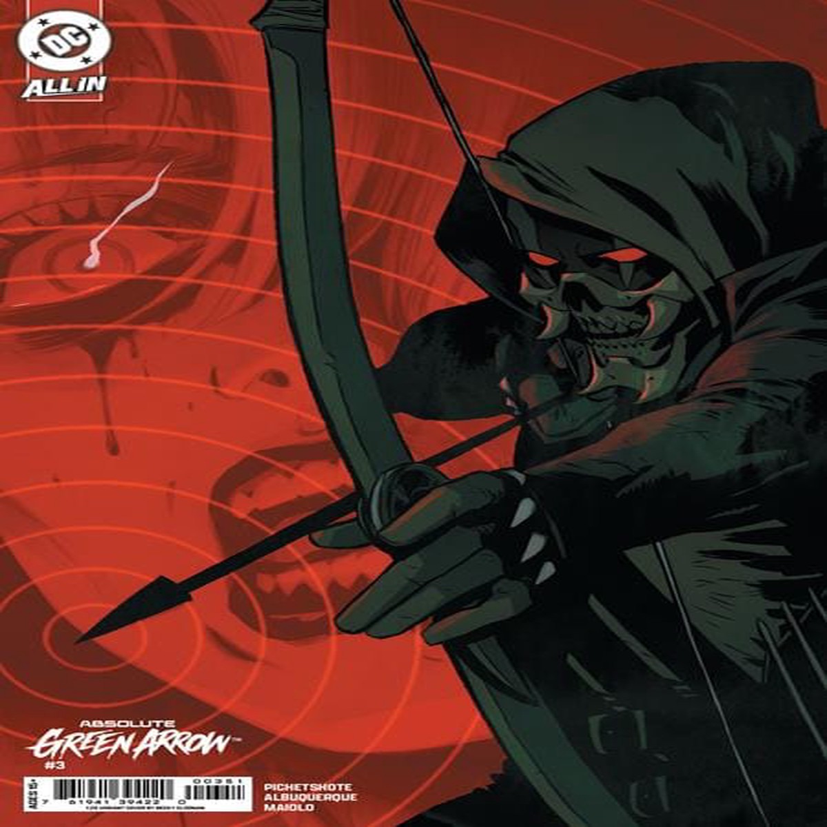 ABSOLUTE GREEN ARROW #3 (OF 6) CVR E INC 1:25 BECKY CLOONAN CARD STOCK VAR (VF/NM)