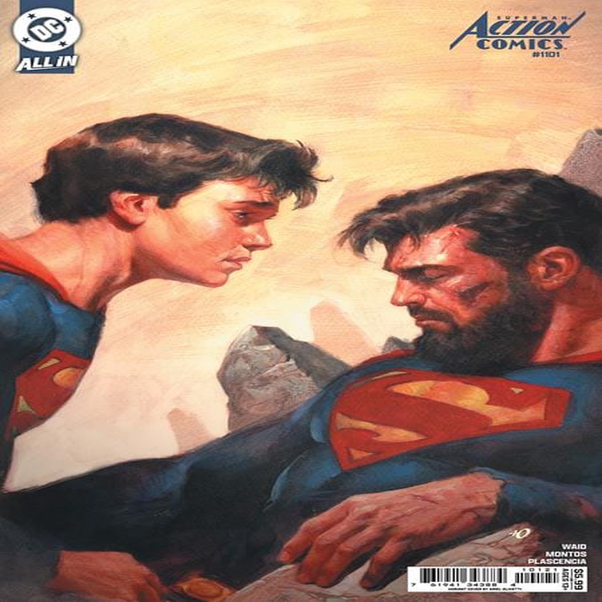 ACTION COMICS #1101 CVR B ARIEL OLIVETTI CARD STOCK VAR (KINGDOM OF ZOD) (VF/NM)