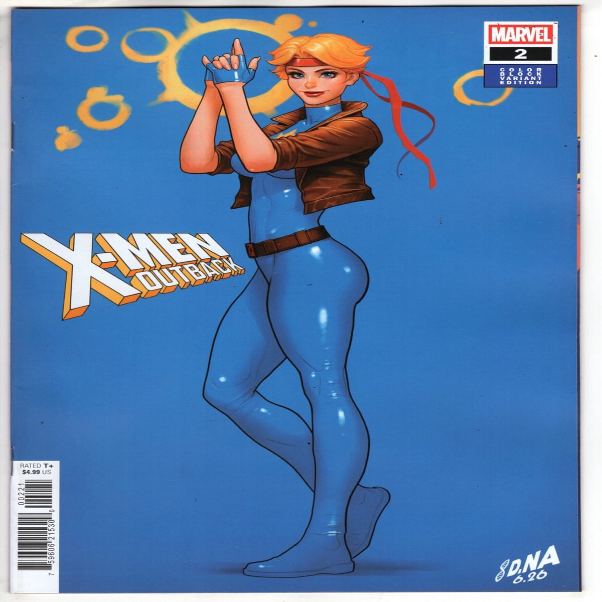 X-MEN: OUTBACK #2 DAVID NAKAYAMA COLOR BLOCK BLUE VARIANT (VF/NM)