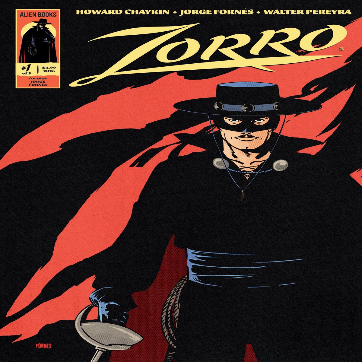 Zorro #1 Cover A (Forns)