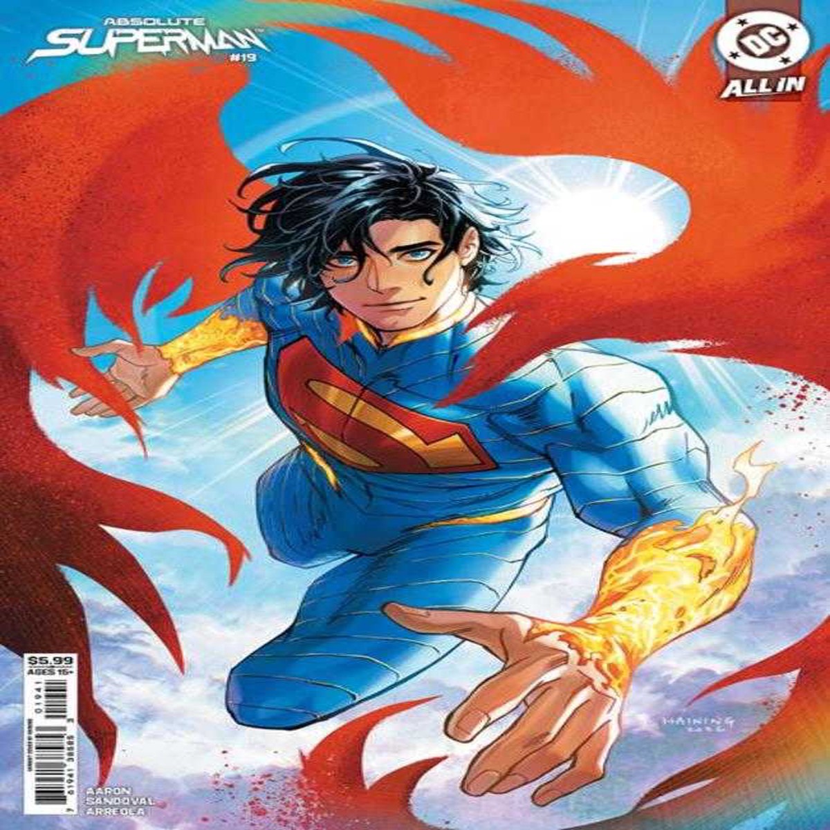 Absolute Superman #19 Cover D Haining Card Stock Variant