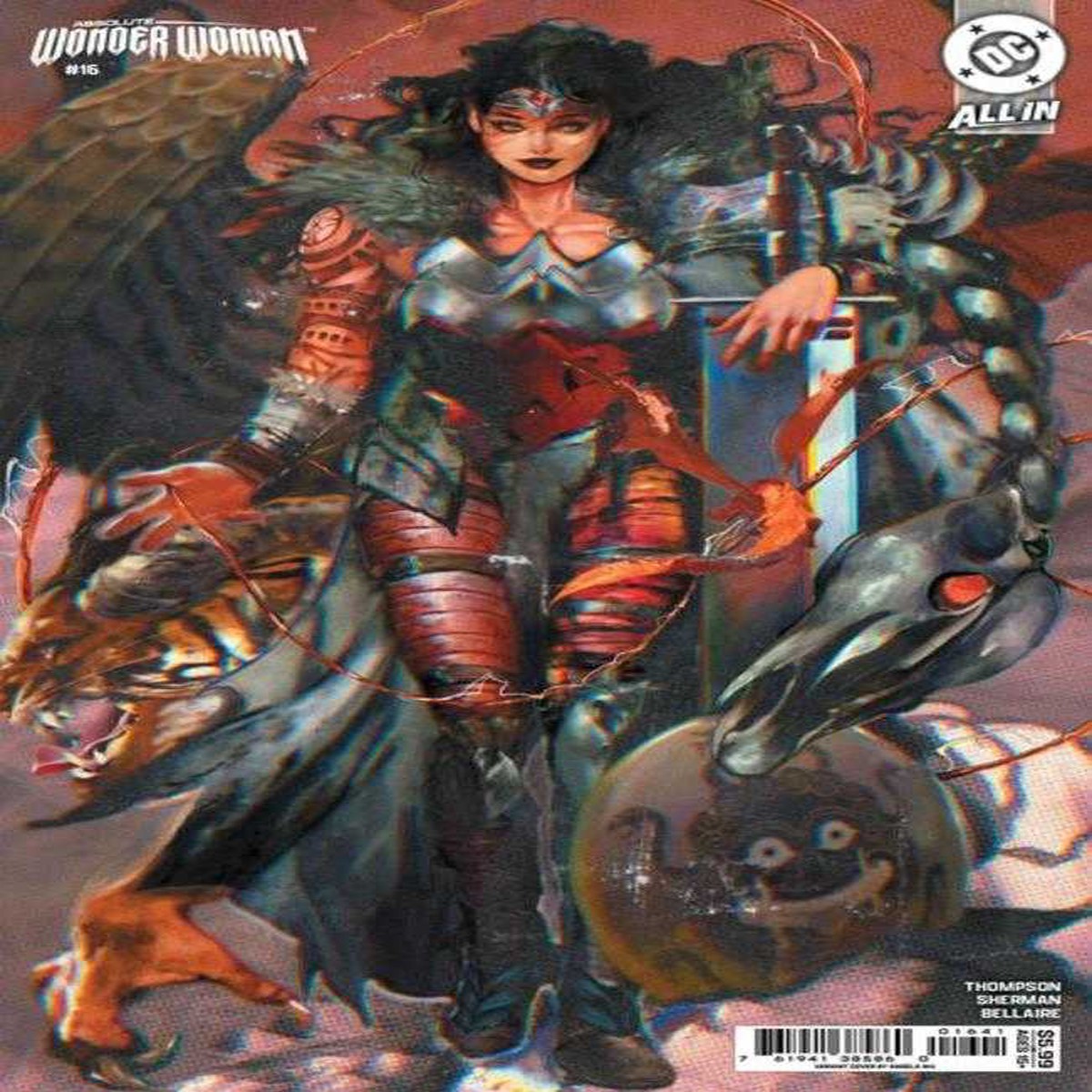 Absolute Wonder Woman #16 Cover E Angela Wu Card Stock Variant