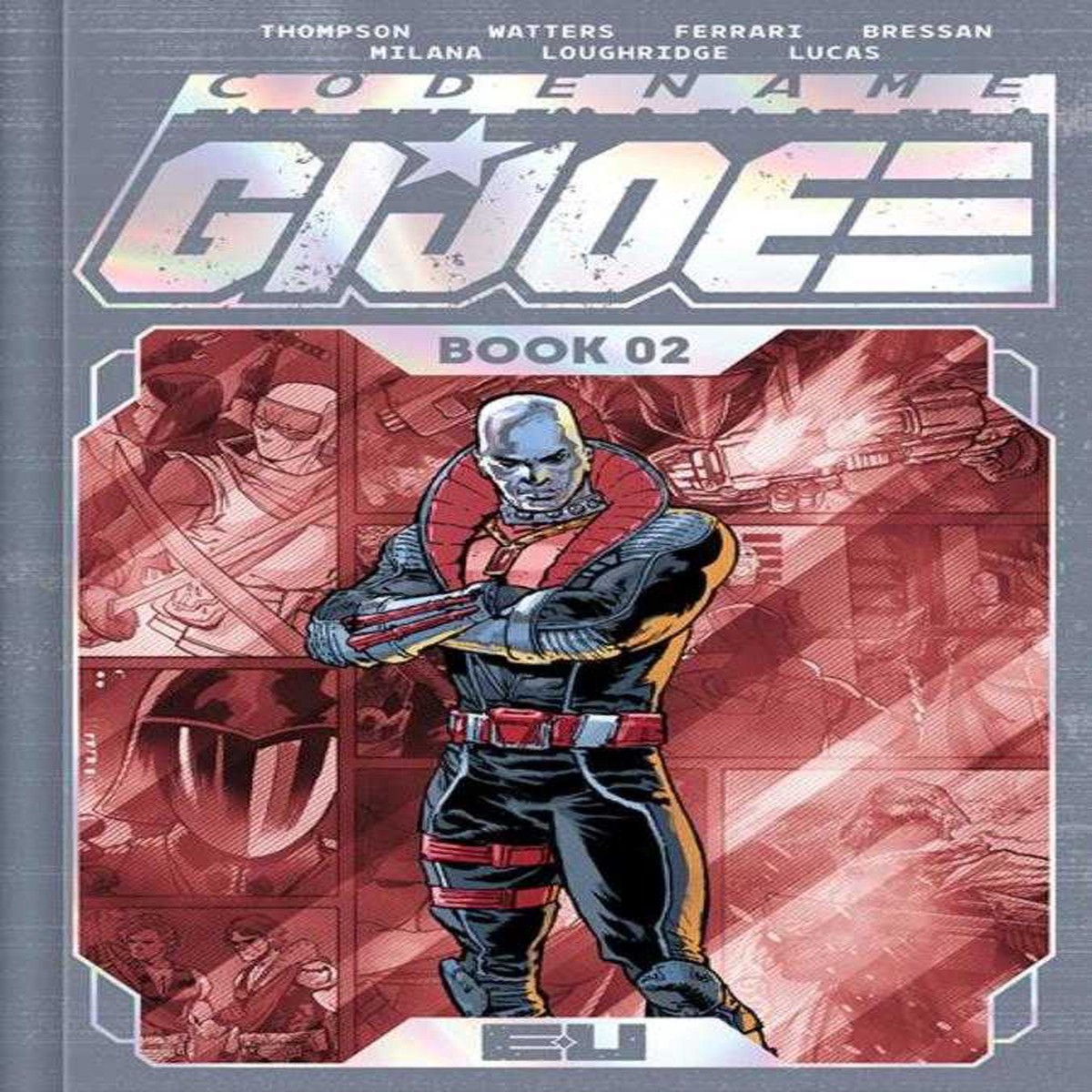 Codename G.I. Joe Deluxe Edition Hardcover Book 02 Direct Market Exclusive Andrei Bressan & Adriano Lucas Spot Foil Cover