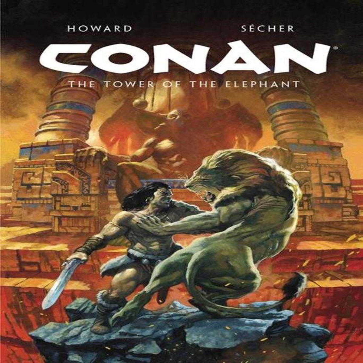 Conan Illustrated The Tower Of The Elephant Hardcover (Mature)