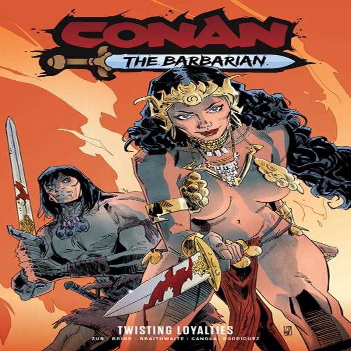Conan The Barbarian TPB Volume 05 Twisting Loyalties Direct Market Edition Dean Kotz Cover (Mature)