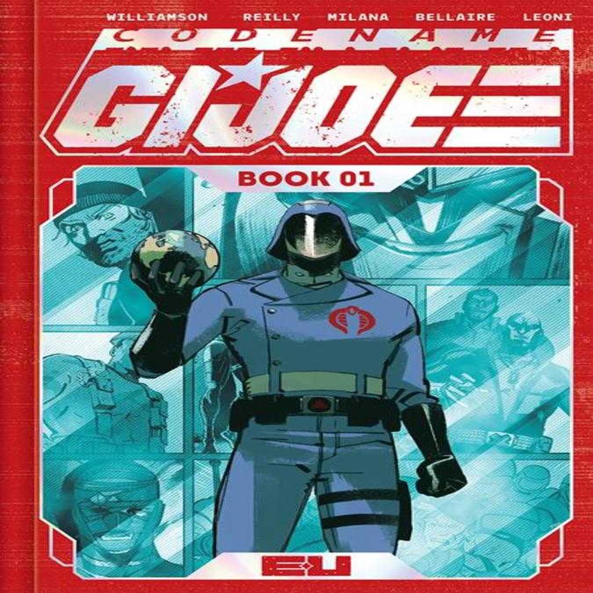 Codename G.I. Joe Deluxe Edition Hardcover Book 01 Direct Market Exclusive Andrea Milana & Annalisa Leoni Spot Foil Cover